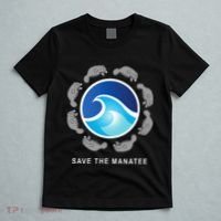 Save The Manatee Sea Cow Ocean Life Earth Day Novelty T-Shirt thumb 5