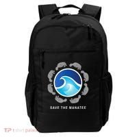 Save The Manatee Sea Cow Ocean Life Earth Day Novelty Backpack thumb 0