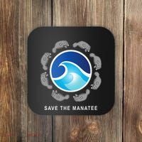 Save The Manatee Sea Cow Ocean Life Earth Day Novelty Coaster thumb 0
