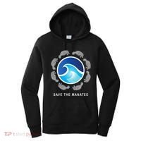 Save The Manatee Sea Cow Ocean Life Earth Day Novelty Women's Hoodie thumb 0