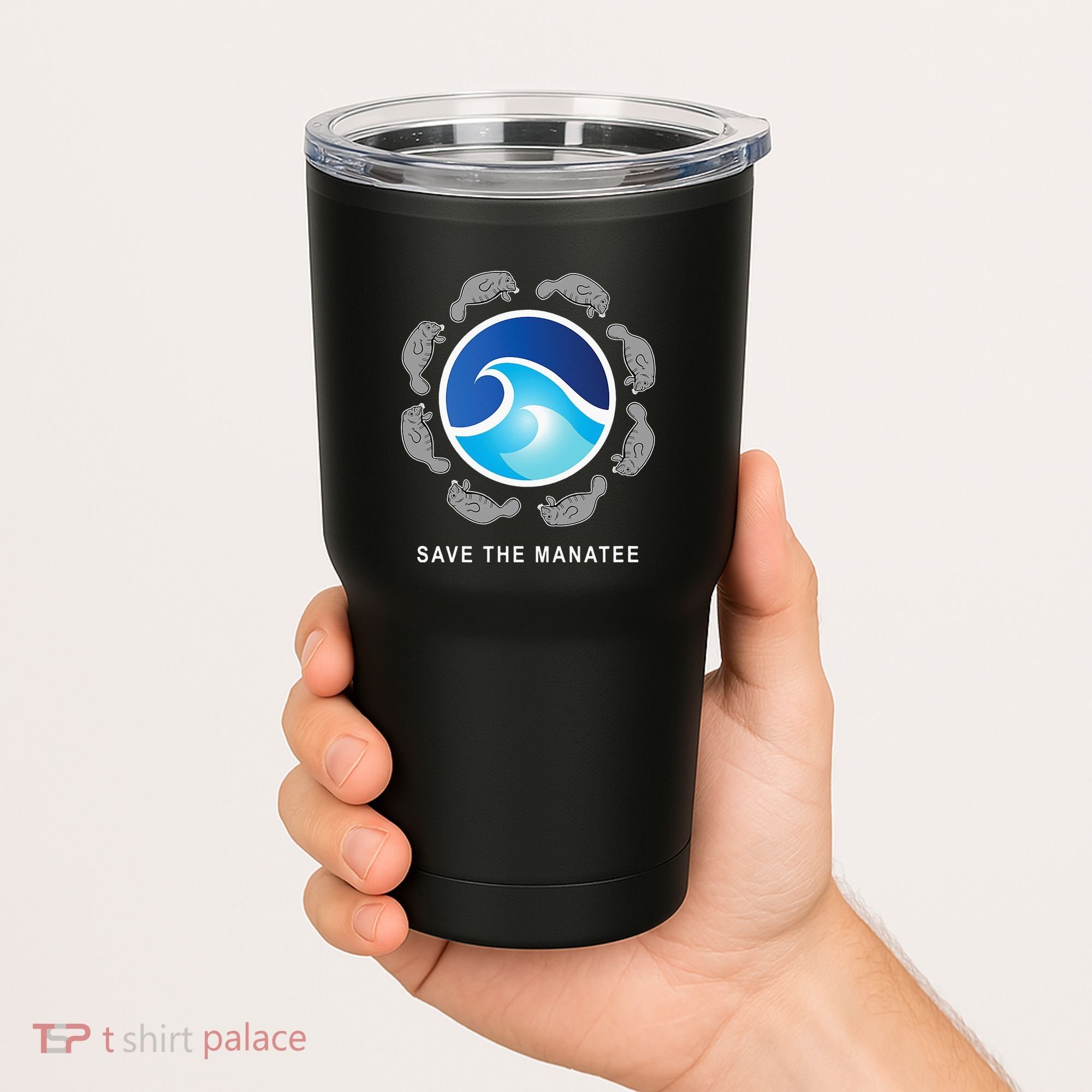 Save The Manatee Sea Cow Ocean Life Earth Day Novelty Tumbler