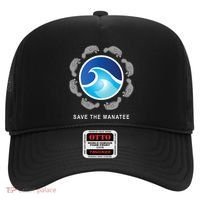 Save The Manatee Sea Cow Ocean Life Earth Day Novelty Hat thumb 0