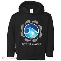 Save The Manatee Sea Cow Ocean Life Earth Day Novelty Toddler Hoodie thumb 0