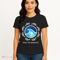 Save The Manatee Sea Cow Ocean Life Earth Day Novelty Women's T-Shirt thumb 4
