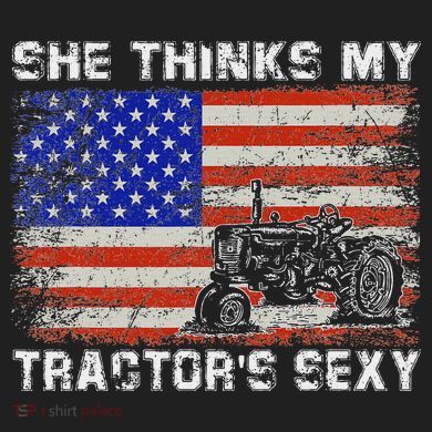 She Thinks My TractorS Sexy Tractor Driver Urban Oversized Heavyweight T-Shirt