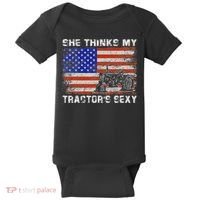 She Thinks My TractorS Sexy Tractor Driver Baby Bodysuit thumb 0
