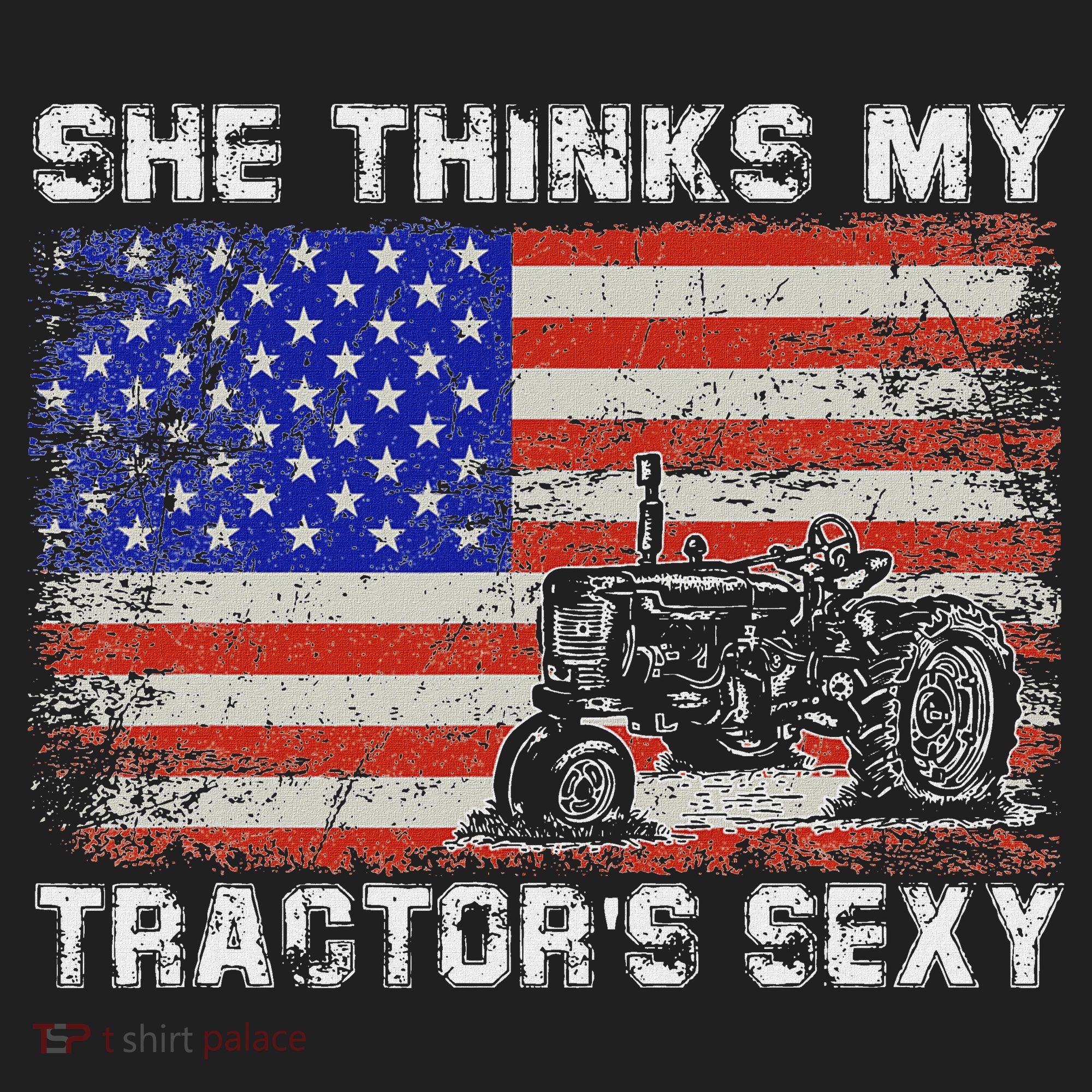 She Thinks My TractorS Sexy Tractor Driver Sport-Tek Posi-UV Pro Polo