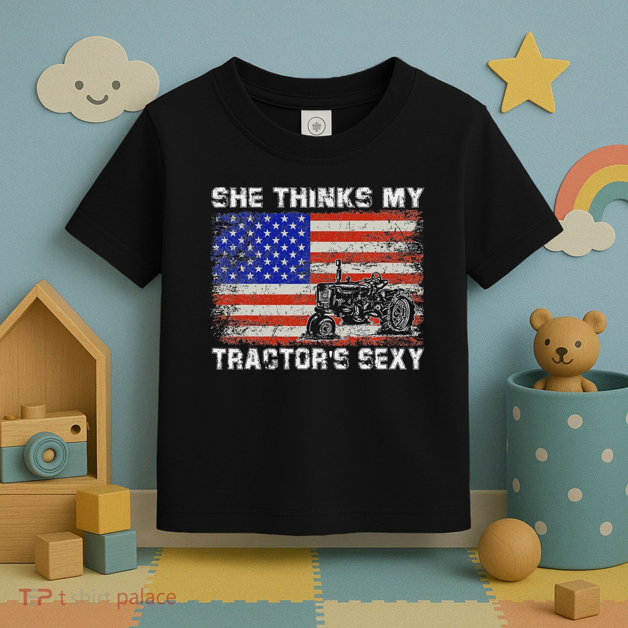 She Thinks My TractorS Sexy Tractor Driver Toddler T-Shirt