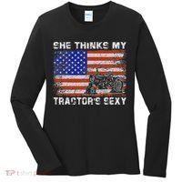 She Thinks My TractorS Sexy Tractor Driver Women's Long Sleeve Shirt thumb 0