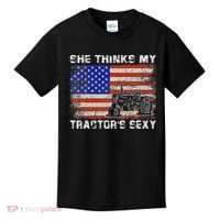 She Thinks My TractorS Sexy Tractor Driver Kids T-Shirt thumb 0