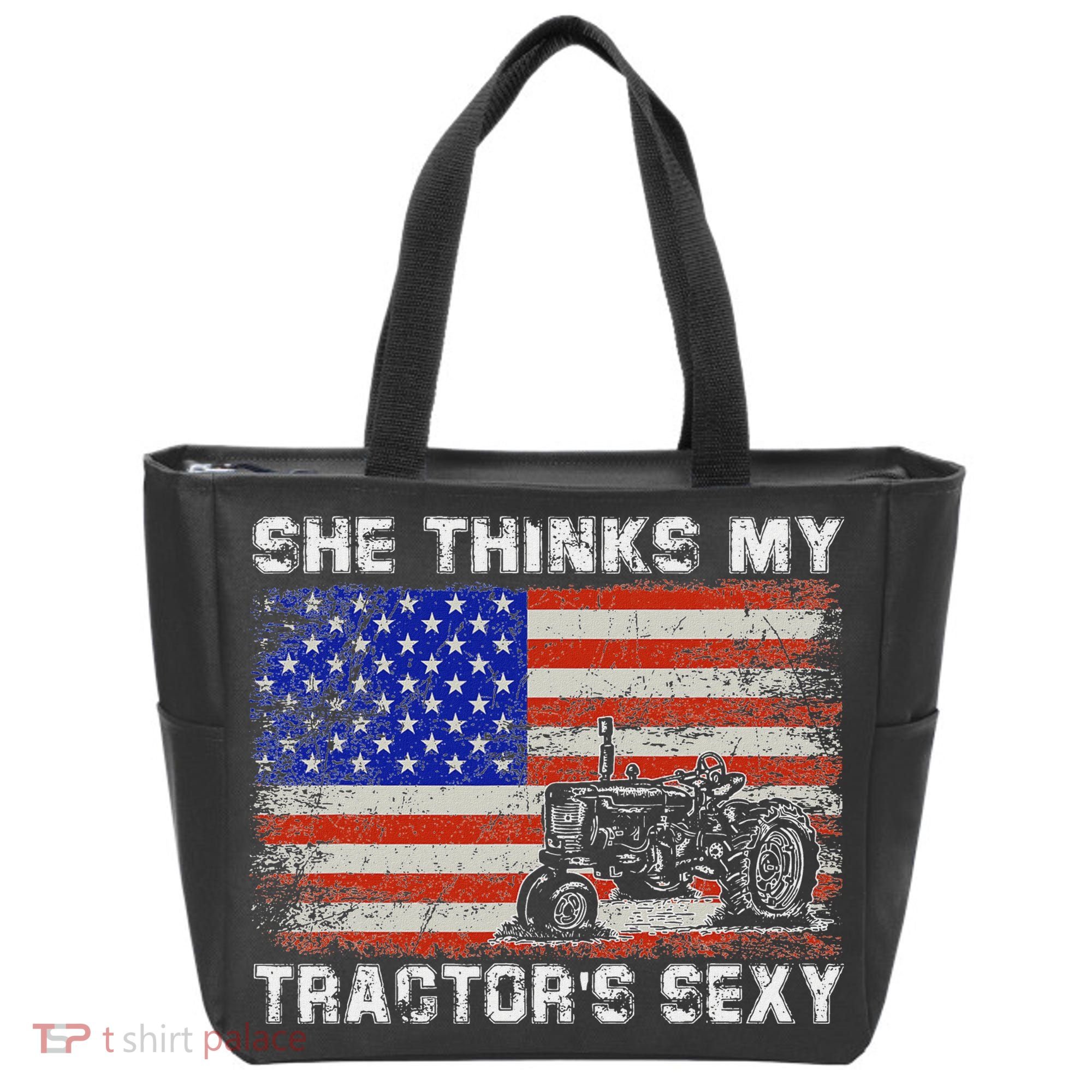 She Thinks My TractorS Sexy Tractor Driver Tote Bag