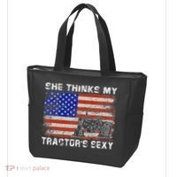 She Thinks My TractorS Sexy Tractor Driver Tote Bag thumb 3