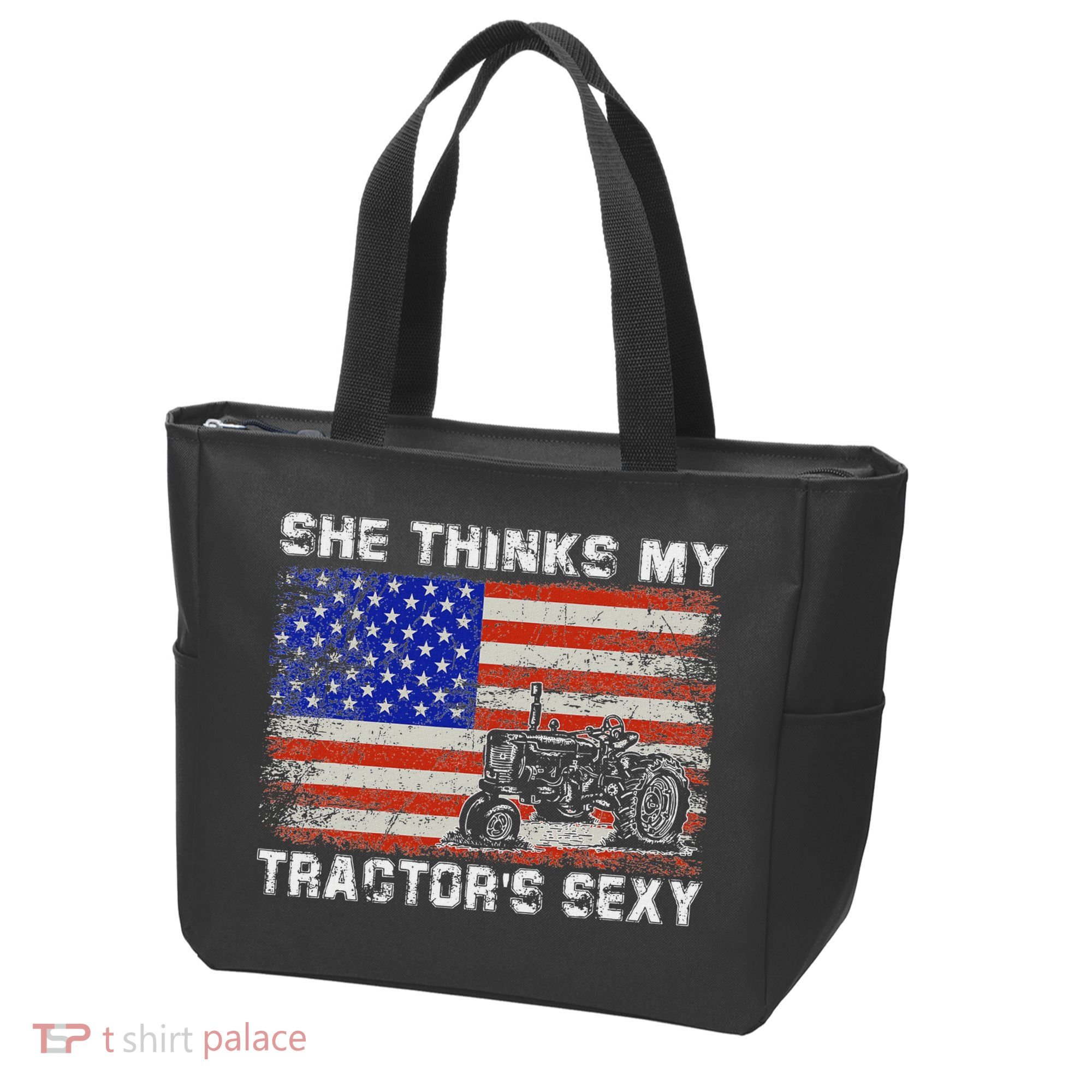 She Thinks My TractorS Sexy Tractor Driver Tote Bag