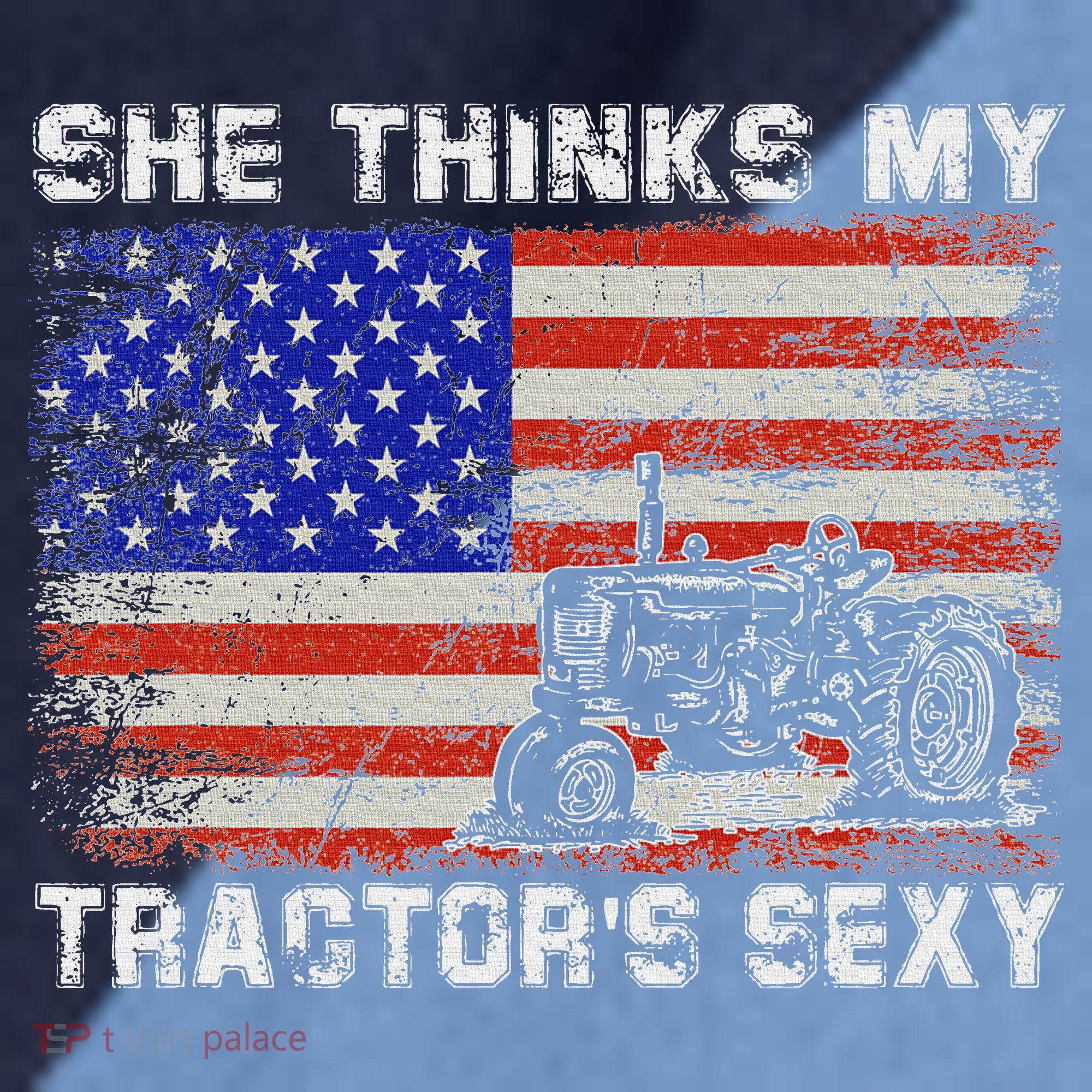 She Thinks My TractorS Sexy Tractor Driver Raglan Baseball Sleeve Shirt
