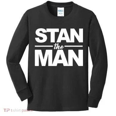 Stan The Man Kids Long Sleeve Shirt