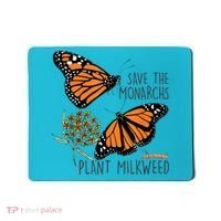 Save The Monarchs Plant Some Milkweed Butterfly Gift Meaningful Gift Mousepad thumb 0