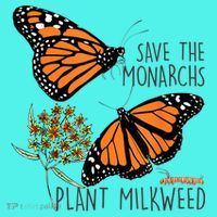 Save The Monarchs Plant Some Milkweed Butterfly Gift Meaningful Gift Mousepad thumb 1