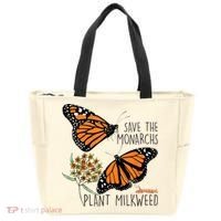 Save The Monarchs Plant Some Milkweed Butterfly Gift Meaningful Gift Tote Bag thumb 0