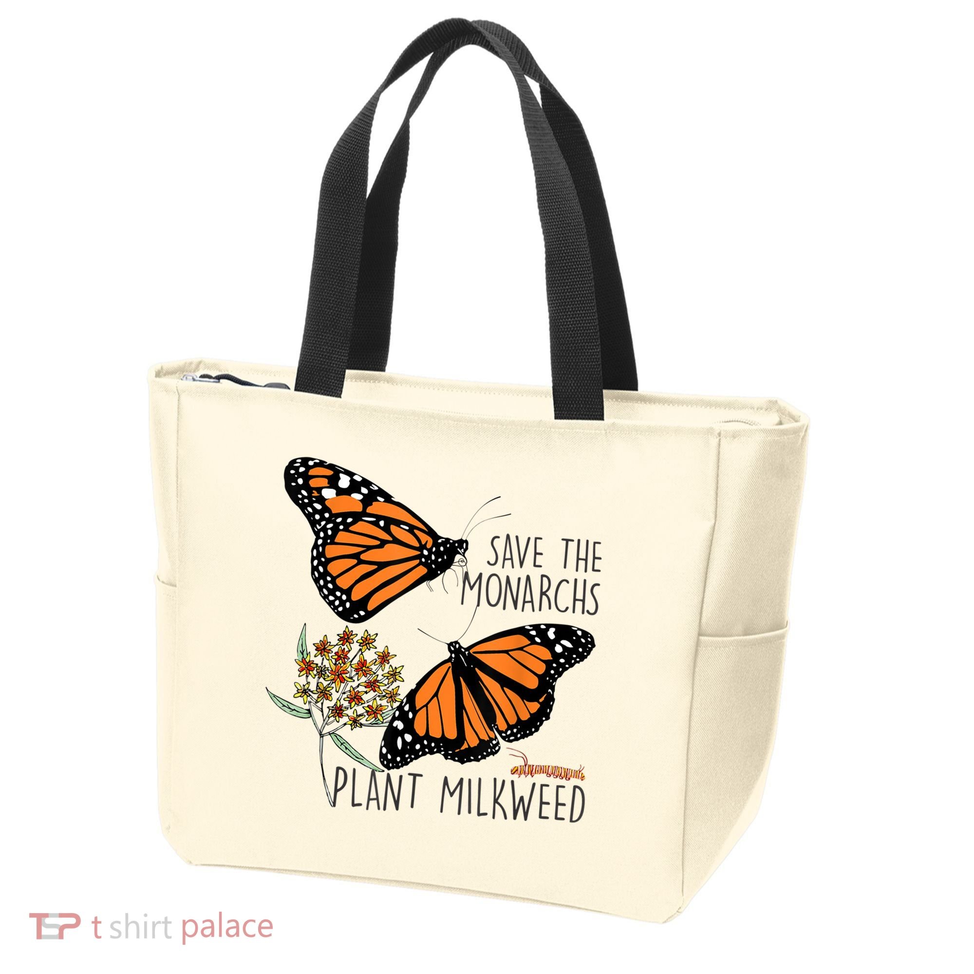 Save The Monarchs Plant Some Milkweed Butterfly Gift Meaningful Gift Tote Bag