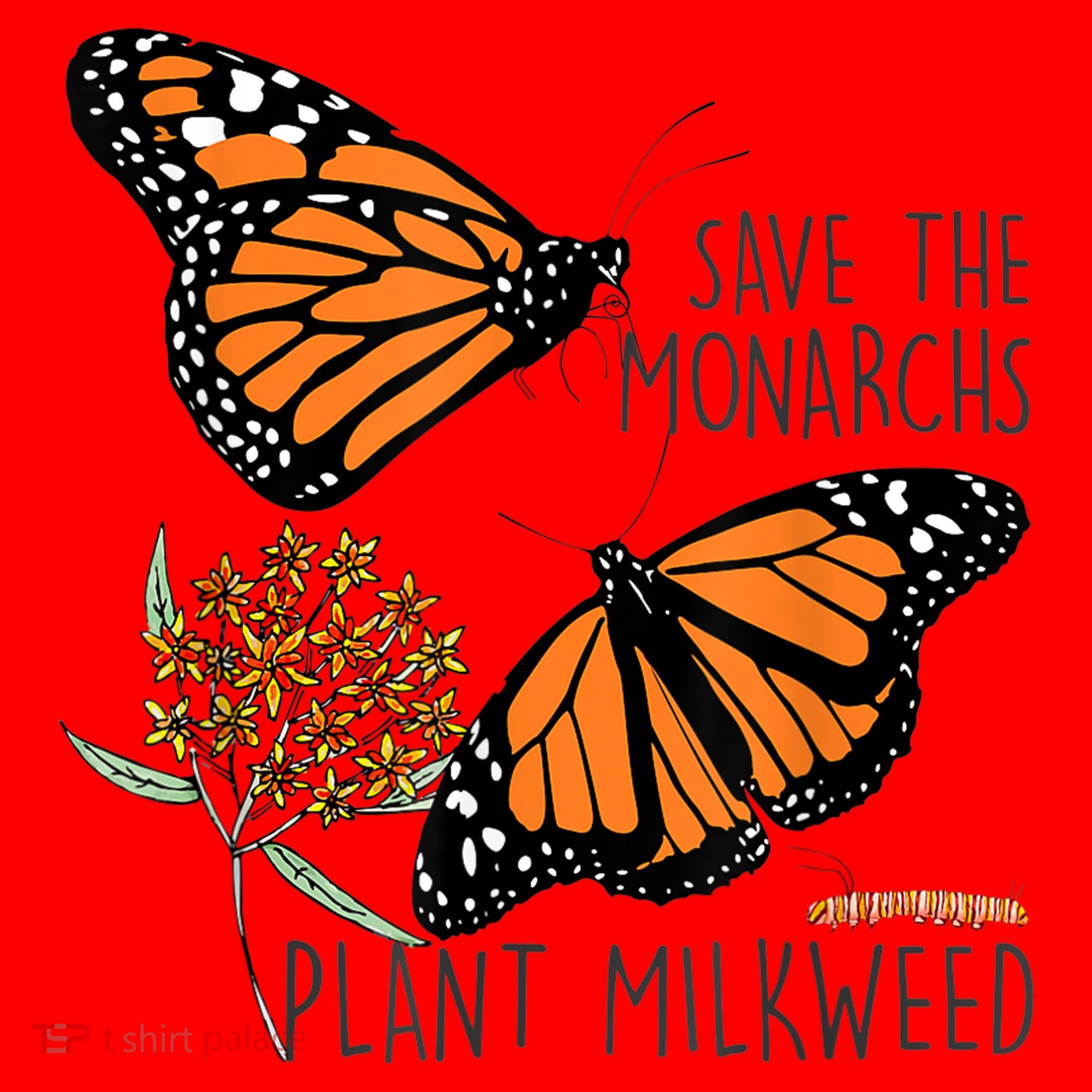 Save The Monarchs Plant Some Milkweed Butterfly Gift Meaningful Gift Santa Hat