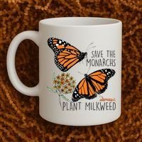 Save The Monarchs Plant Some Milkweed Butterfly Gift Meaningful Gift Coffee Mug thumb 2