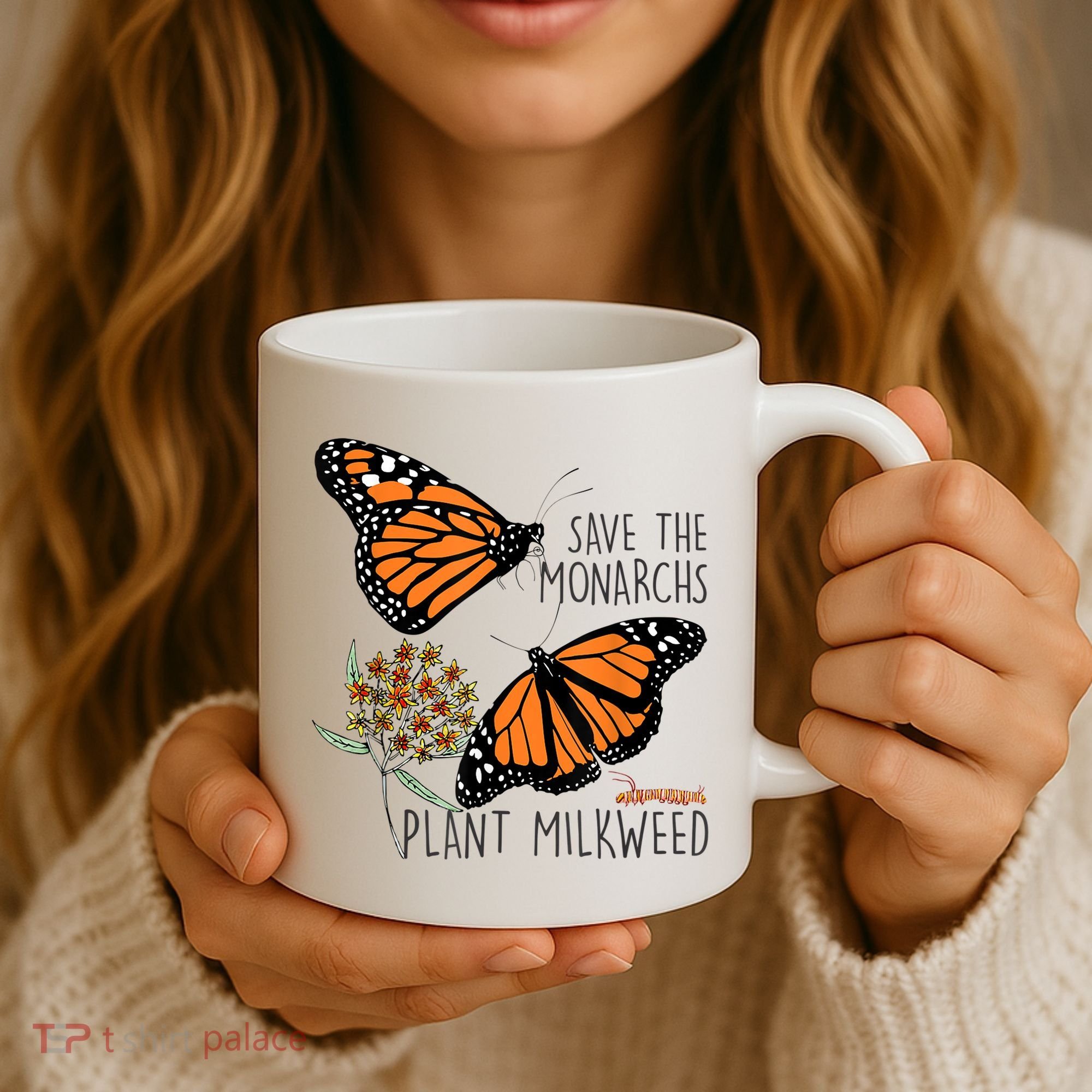 Save The Monarchs Plant Some Milkweed Butterfly Gift Meaningful Gift Coffee Mug