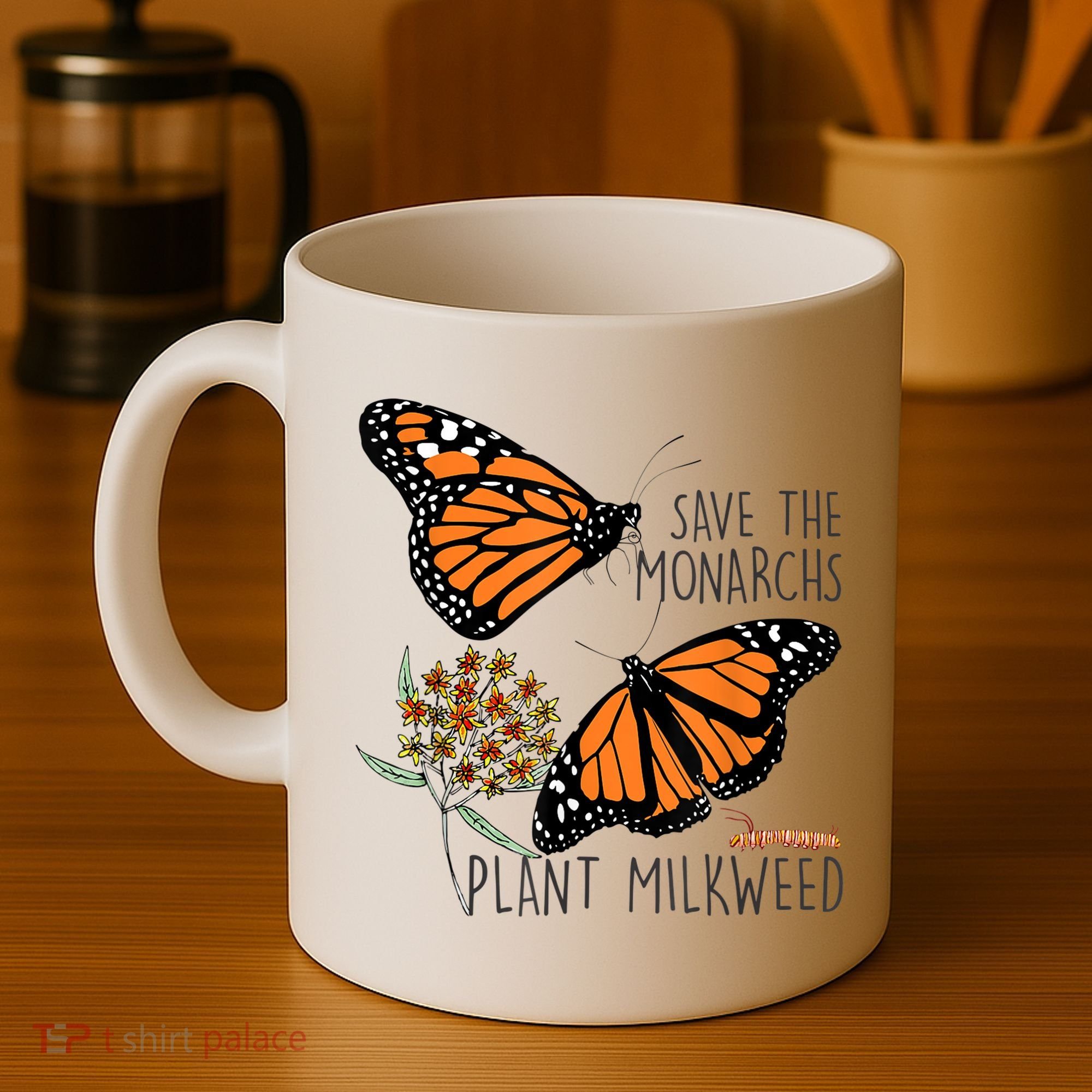 Save The Monarchs Plant Some Milkweed Butterfly Gift Meaningful Gift Coffee Mug