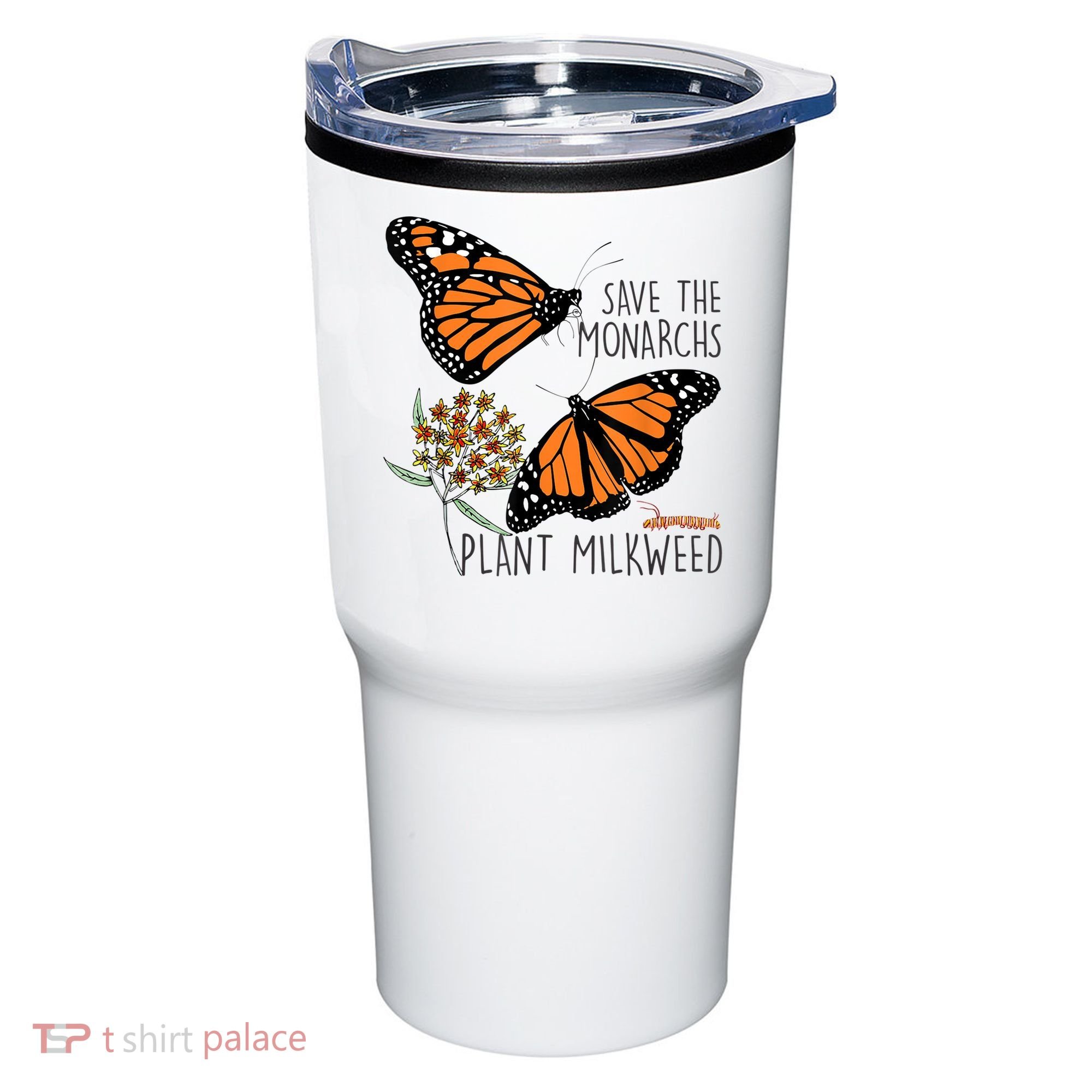 Save The Monarchs Plant Some Milkweed Butterfly Gift Meaningful Gift Tumbler