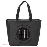 Save The Manuals Simple Graphic For Car Lovers Tote Bag thumb 0