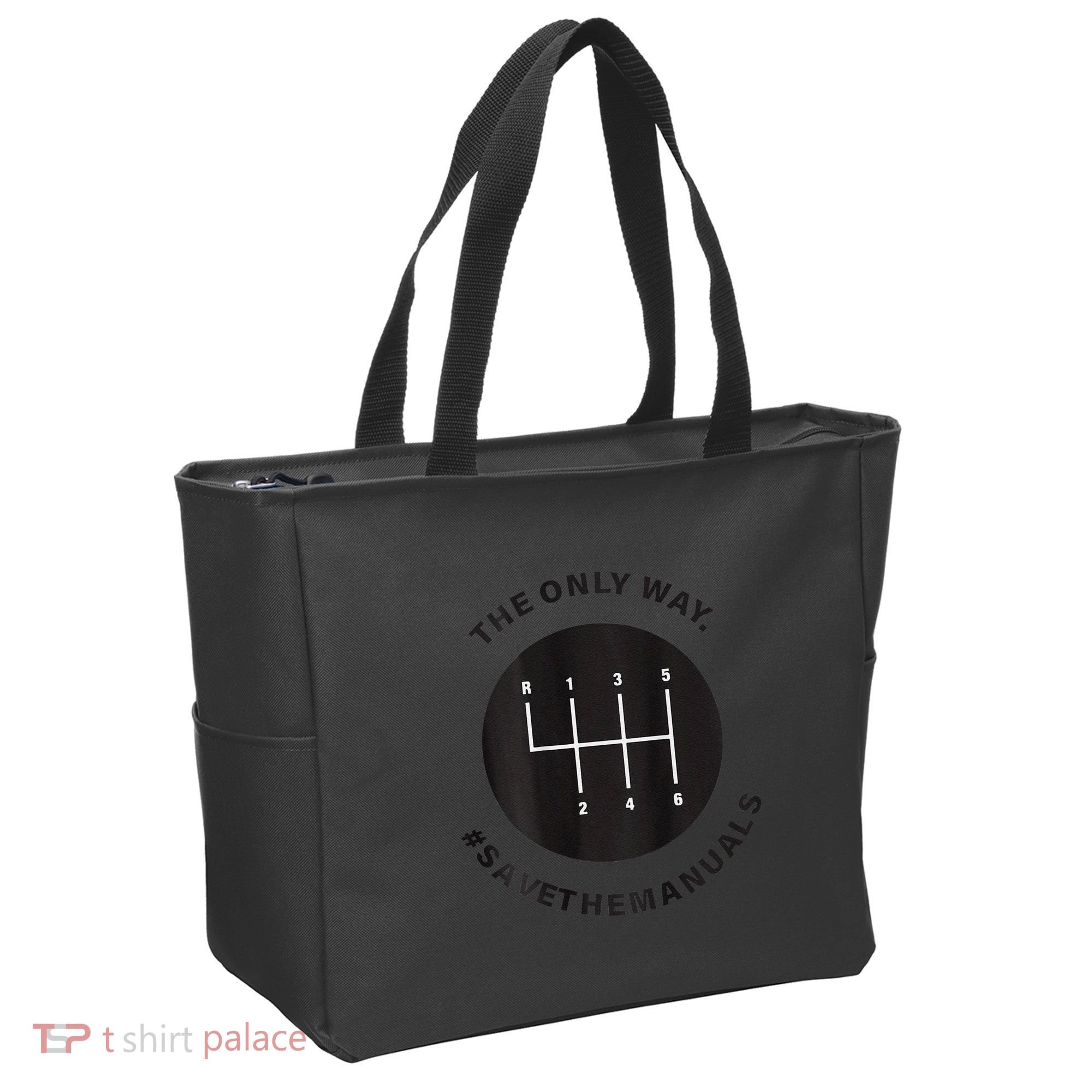 Save The Manuals Simple Graphic For Car Lovers Tote Bag