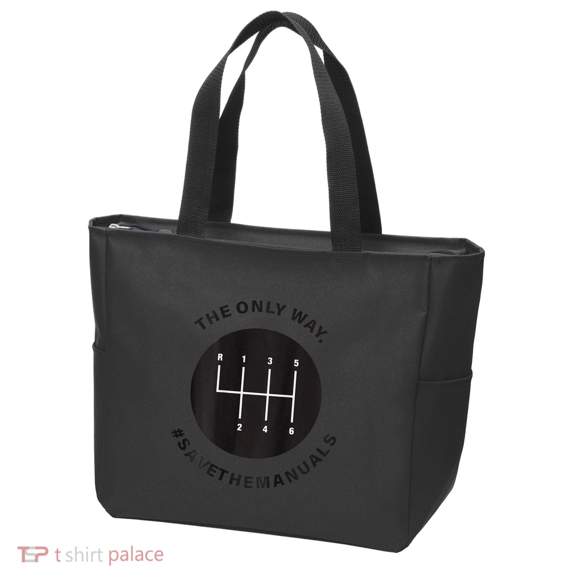 Save The Manuals Simple Graphic For Car Lovers Tote Bag