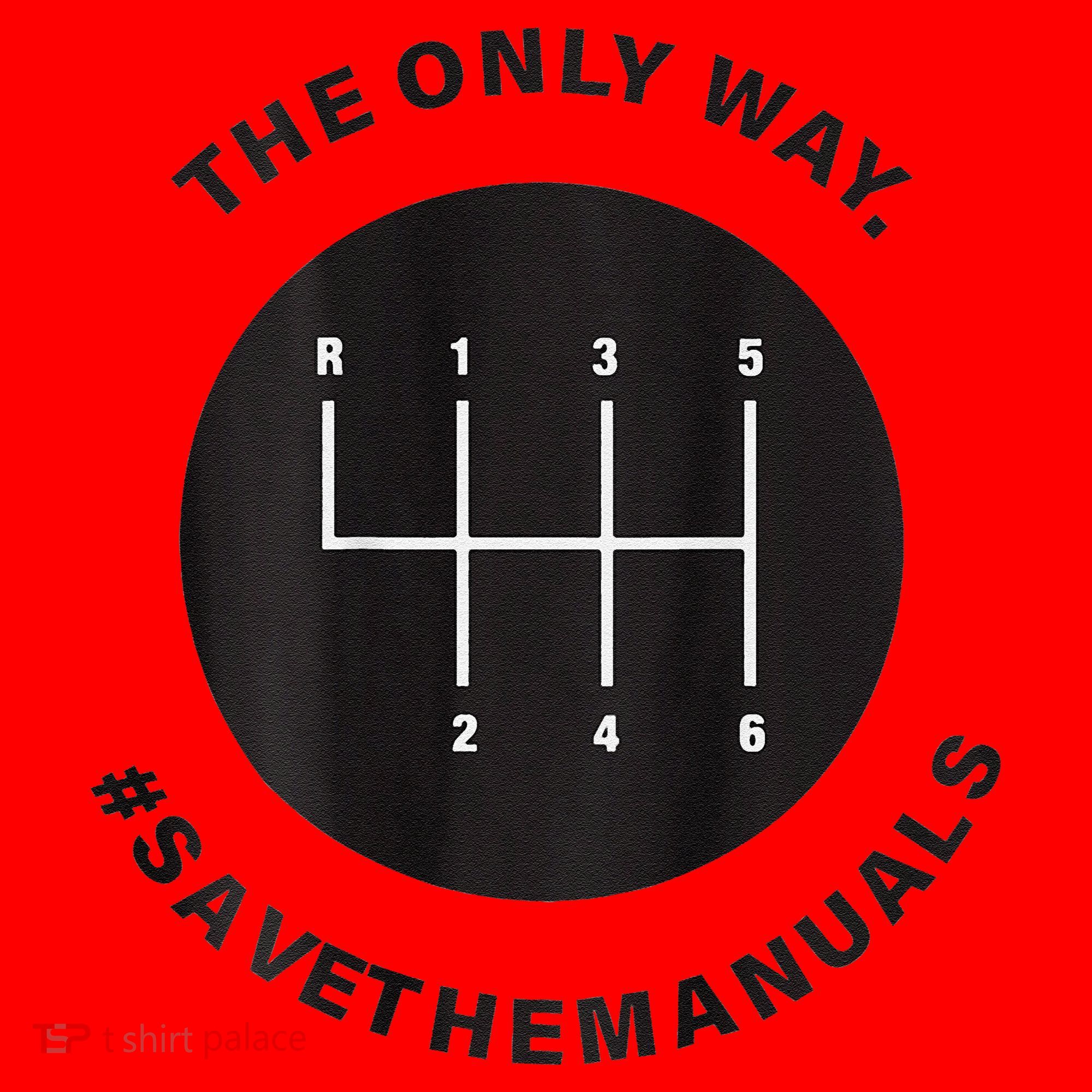 Save The Manuals Simple Graphic For Car Lovers Santa Hat