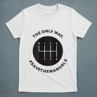 Save The Manuals Simple Graphic For Car Lovers T-Shirt thumb 5