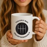 Save The Manuals Simple Graphic For Car Lovers Coffee Mug thumb 3