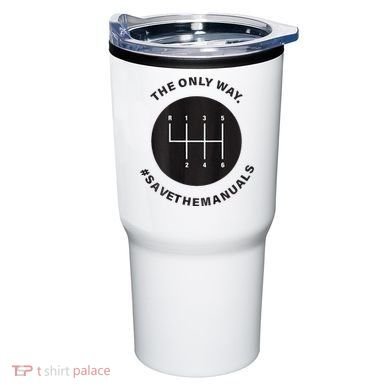 Save The Manuals Simple Graphic For Car Lovers Tumbler