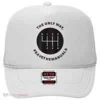 Save The Manuals Simple Graphic For Car Lovers Hat thumb 0
