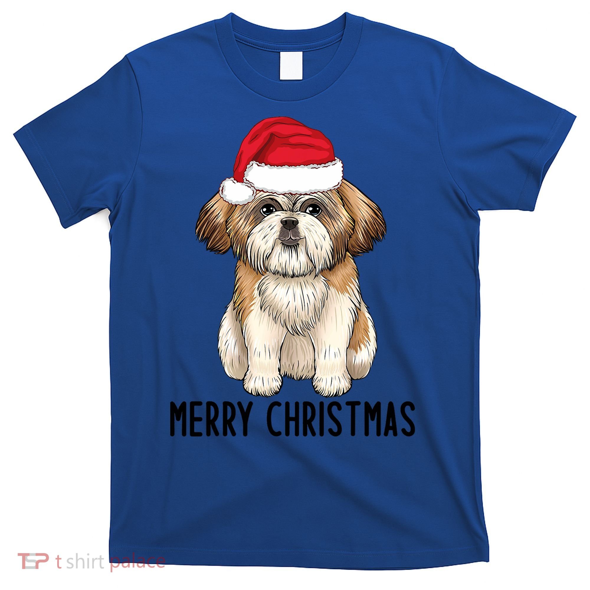 Shih Tzu Mom Merry Christmas Shih Tzu Christmas T-Shirt