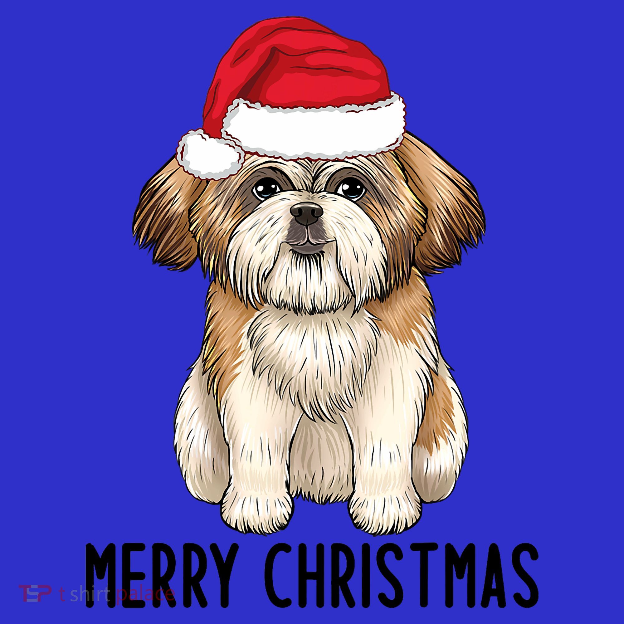 Shih Tzu Mom Merry Christmas Shih Tzu Christmas Women's Tank Top