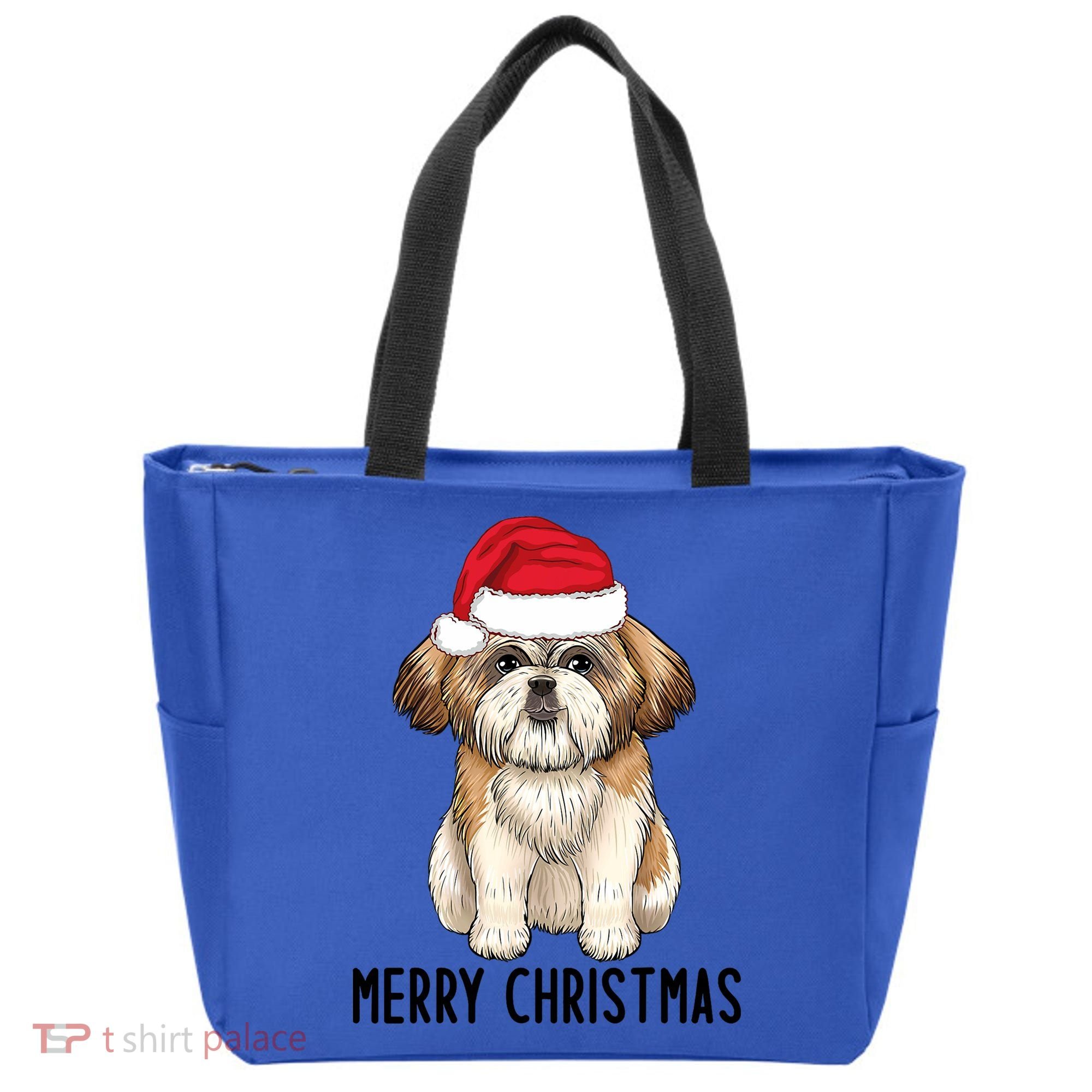 Shih Tzu Mom Merry Christmas Shih Tzu Christmas Tote Bag