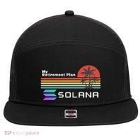 Solana Token, My Retirement Plan, Crypto, DeFi, Crypto Exchange, Solana Crypto 7 Panel Mesh Trucker Snapback Hat thumb 0