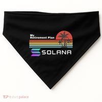 Solana Token, My Retirement Plan, Crypto, DeFi, Crypto Exchange, Solana Crypto USA-Made Doggie Bandana thumb 0