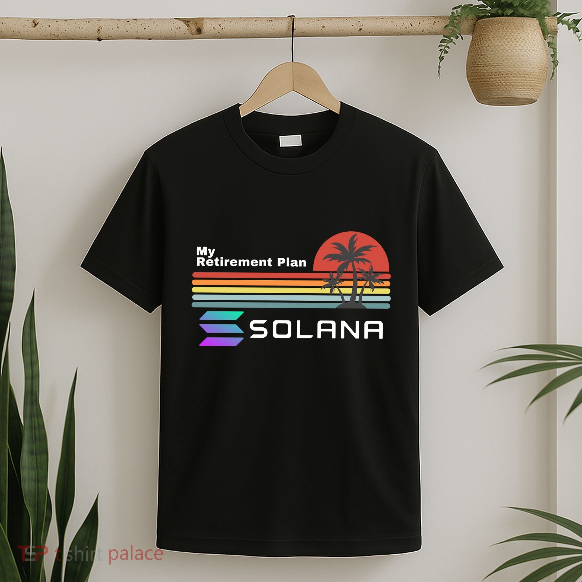 Solana Token, My Retirement Plan, Crypto, DeFi, Crypto Exchange, Solana Crypto T-Shirt