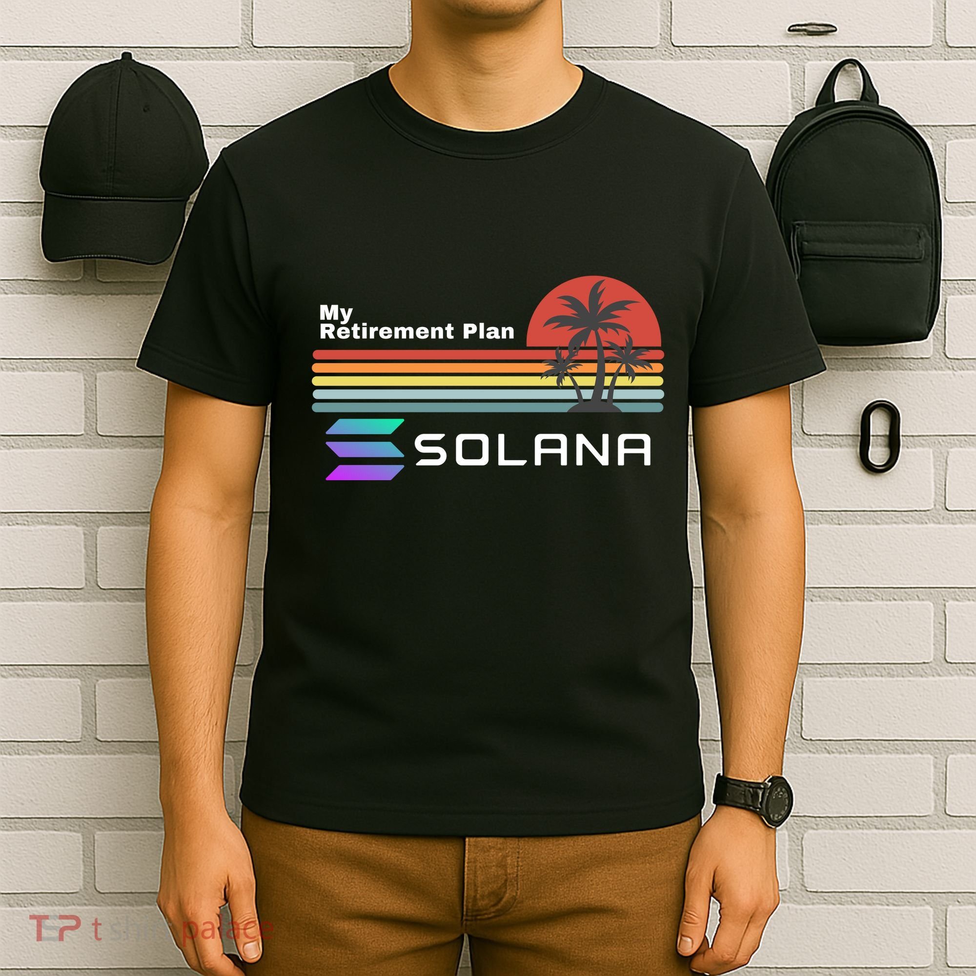 Solana Token, My Retirement Plan, Crypto, DeFi, Crypto Exchange, Solana Crypto T-Shirt