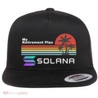 Solana Token, My Retirement Plan, Crypto, DeFi, Crypto Exchange, Solana Crypto Flat Bill Trucker Hat thumb 0