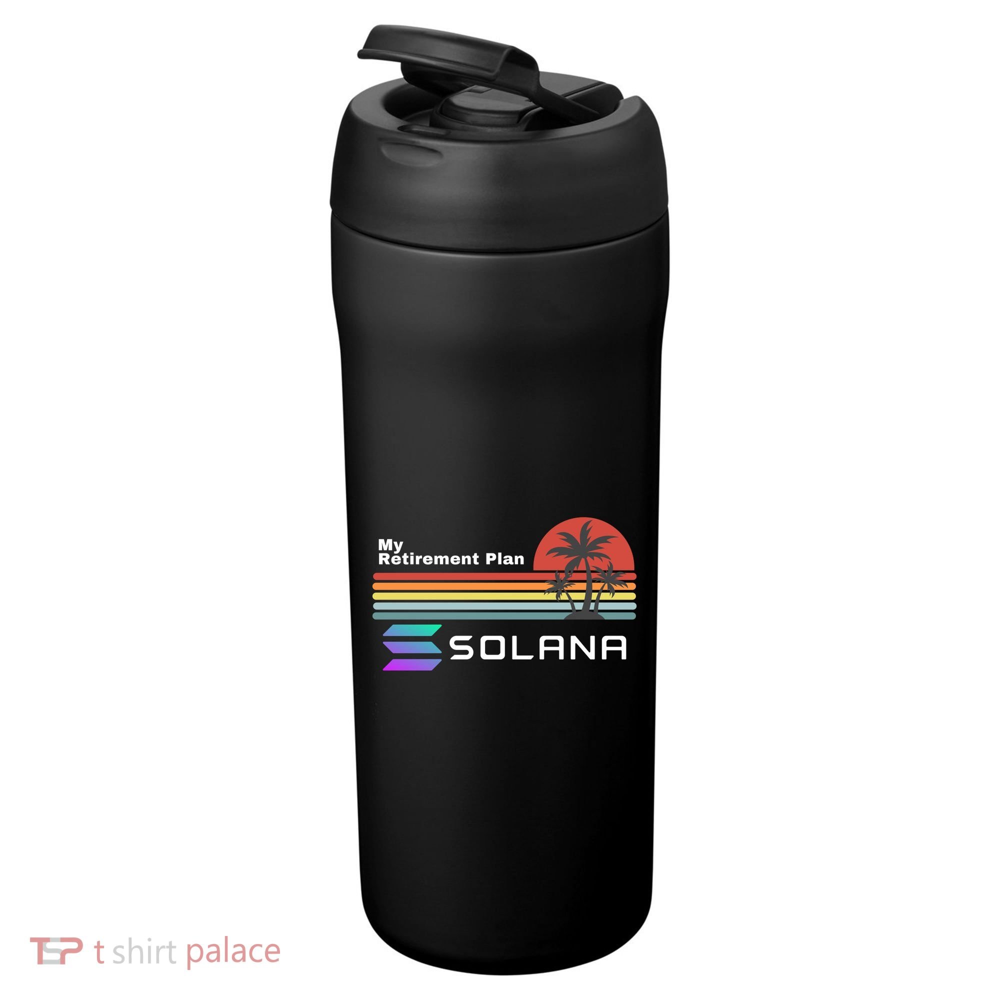 Solana Token, My Retirement Plan, Crypto, DeFi, Crypto Exchange, Solana Crypto 24oz Duet Stainless Steel Tumbler