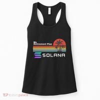 Solana Token, My Retirement Plan, Crypto, DeFi, Crypto Exchange, Solana Crypto Women's Tank Top thumb 0