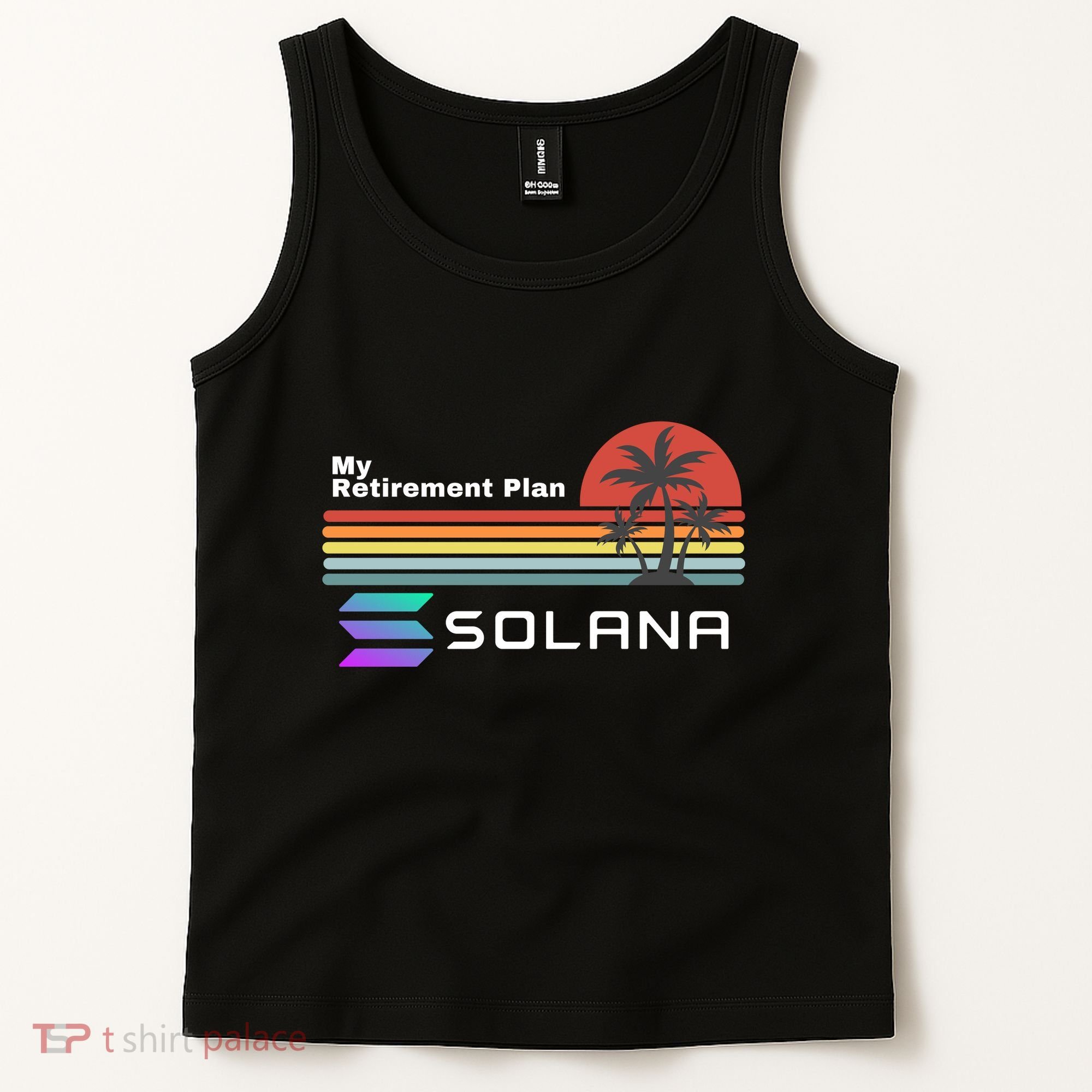 Solana Token, My Retirement Plan, Crypto, DeFi, Crypto Exchange, Solana Crypto Tank Top