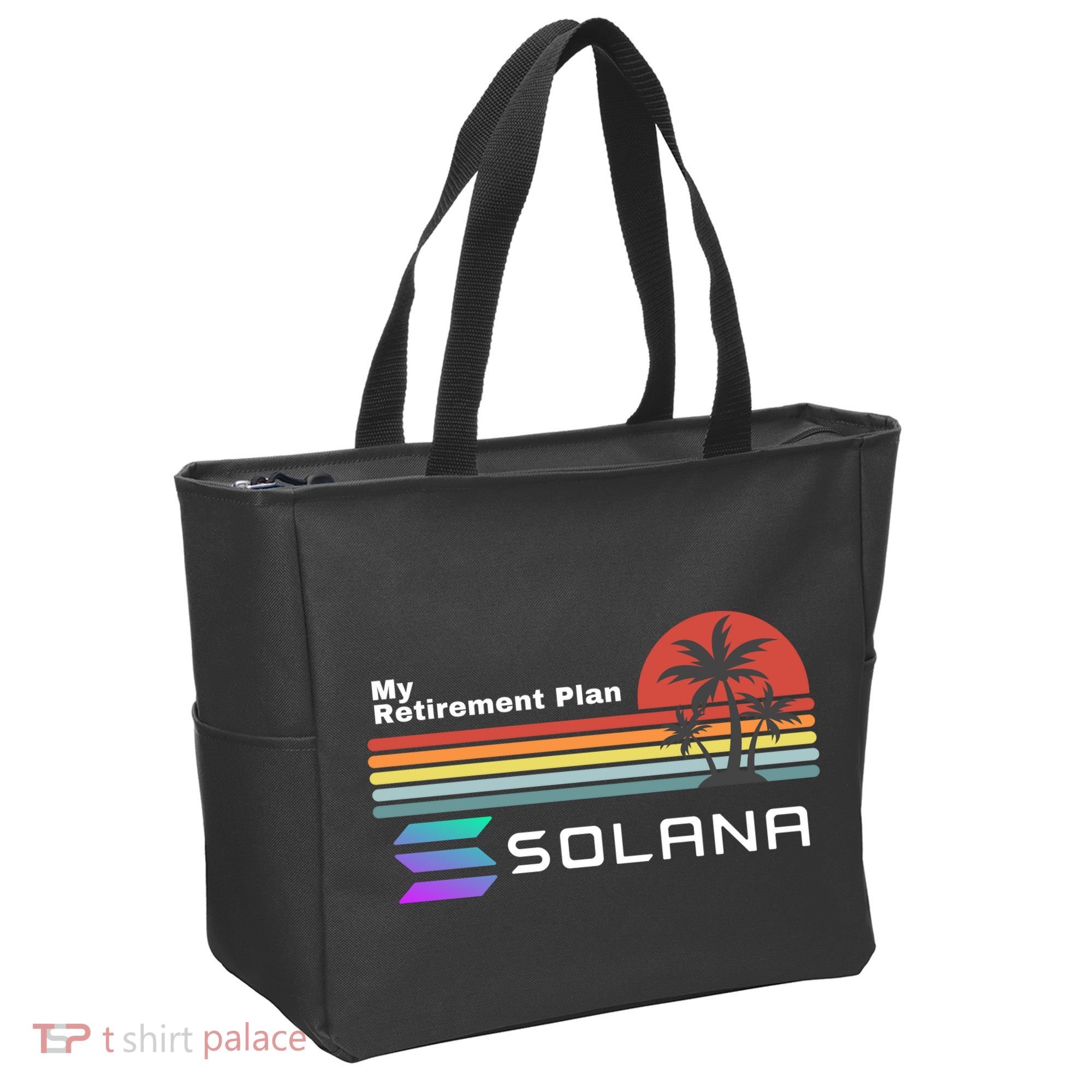 Solana Token, My Retirement Plan, Crypto, DeFi, Crypto Exchange, Solana Crypto Tote Bag