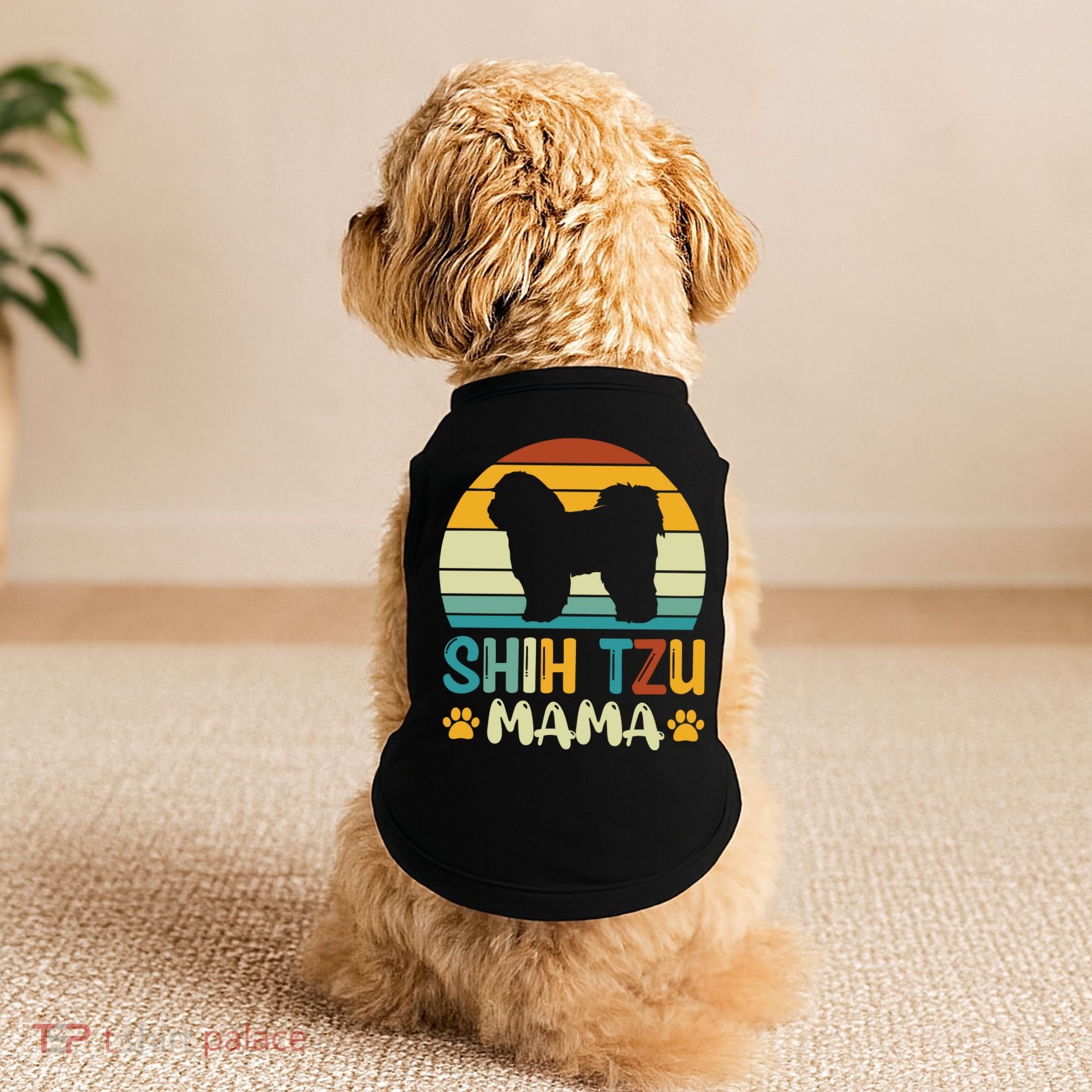 Shih Tzu Mama Doggie Tank