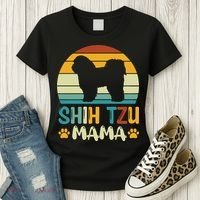 Shih Tzu Mama Women's T-Shirt thumb 3
